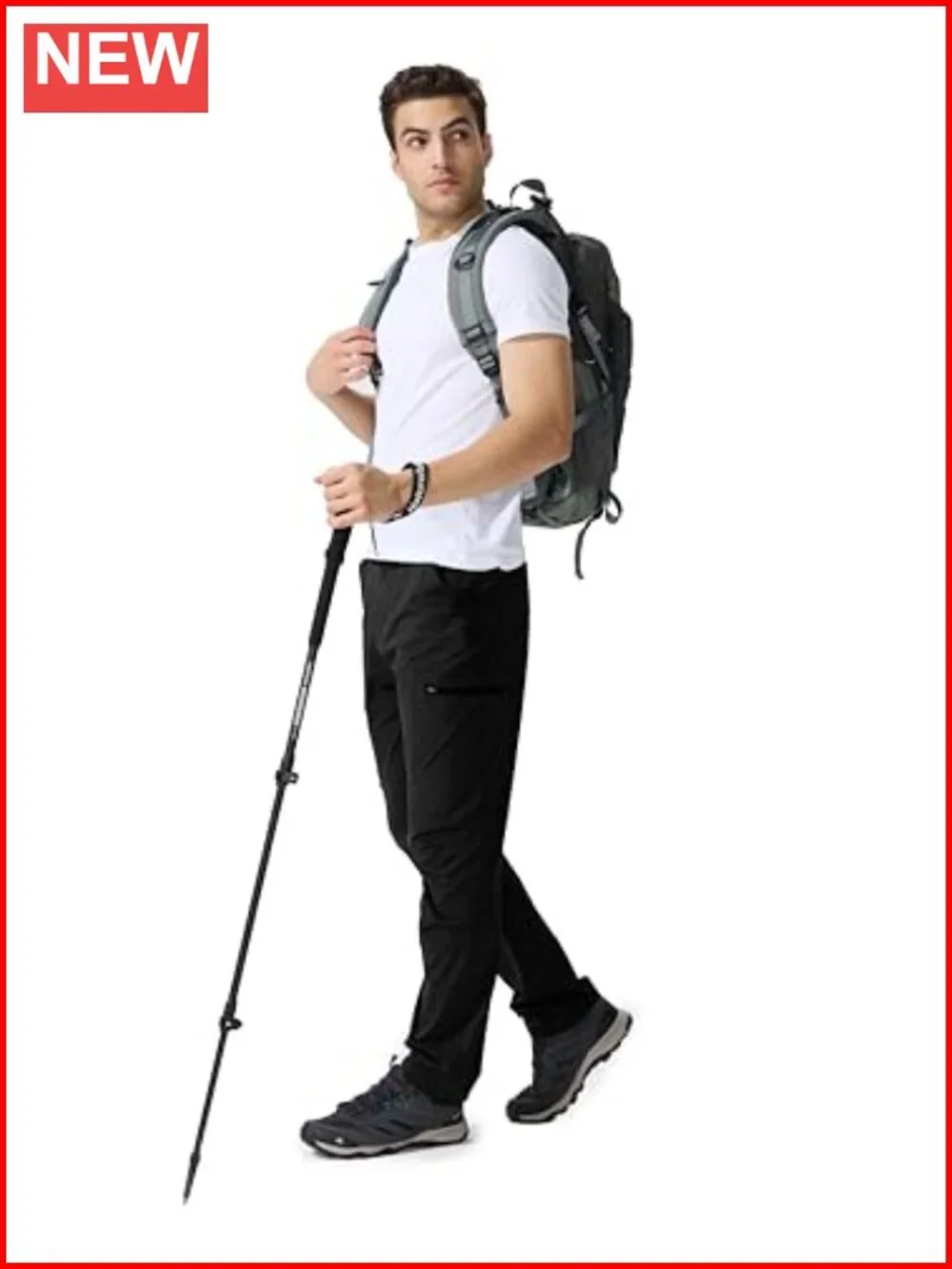 Men's Tactical Cargo Pants Water Resistant Quick Dry 6 Pockets Lightweight